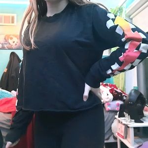 checkered lightning long sleeve